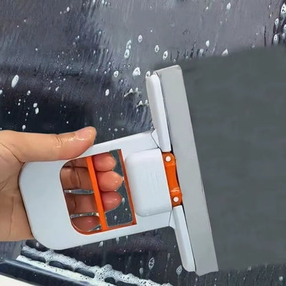 Desktop Window Cleaner Car Cleaning Tool Multifunctional Handheld Mop Mini Foldable Desktop Mop Hands-Free Washing Sponge Mop