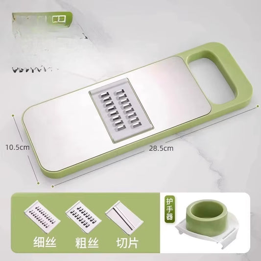 Mandoline Slicer Stainless Steel Vegetable Slicer with 3 Blades Julienne Slicer Cutter for Potato Carrot KC0083