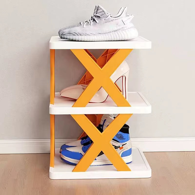 New Multi-Layer Plastic Foldable Shoe Rack and Detachable Shoe Rack Dormitory Small Shoe Rack