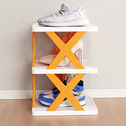 New Multi-Layer Plastic Foldable Shoe Rack and Detachable Shoe Rack Dormitory Small Shoe Rack