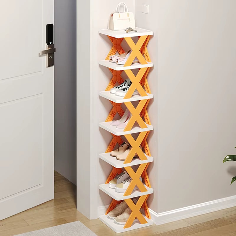 New Multi-Layer Plastic Foldable Shoe Rack and Detachable Shoe Rack Dormitory Small Shoe Rack