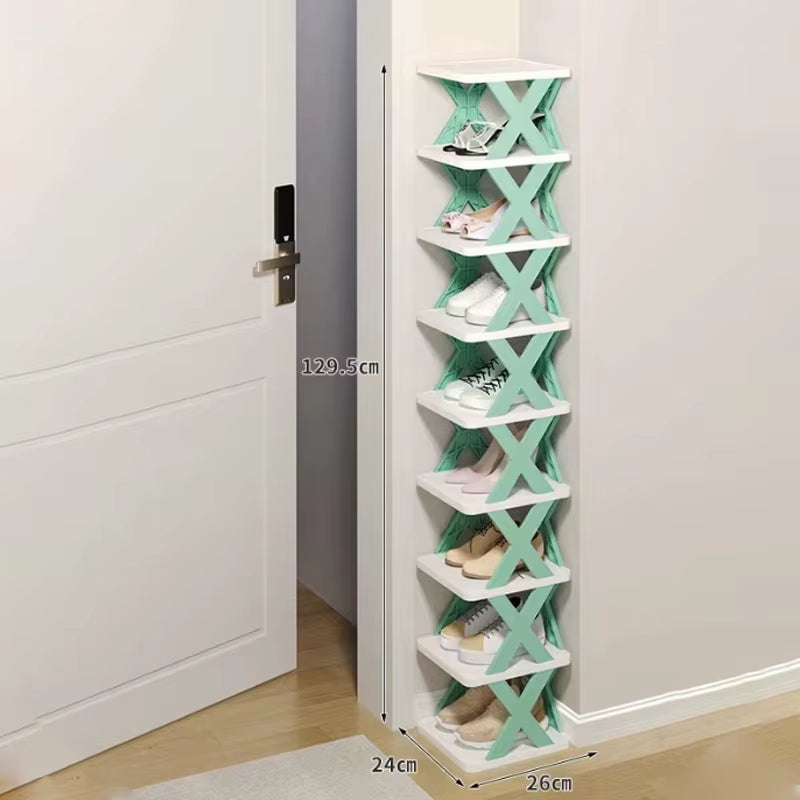 New Multi-Layer Plastic Foldable Shoe Rack and Detachable Shoe Rack Dormitory Small Shoe Rack