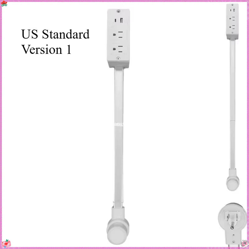 Electrical Outlet Extender Flat Plug Power Strip Features Rotates Power Outlets Extender Use behind Sofas Nightstands Desk