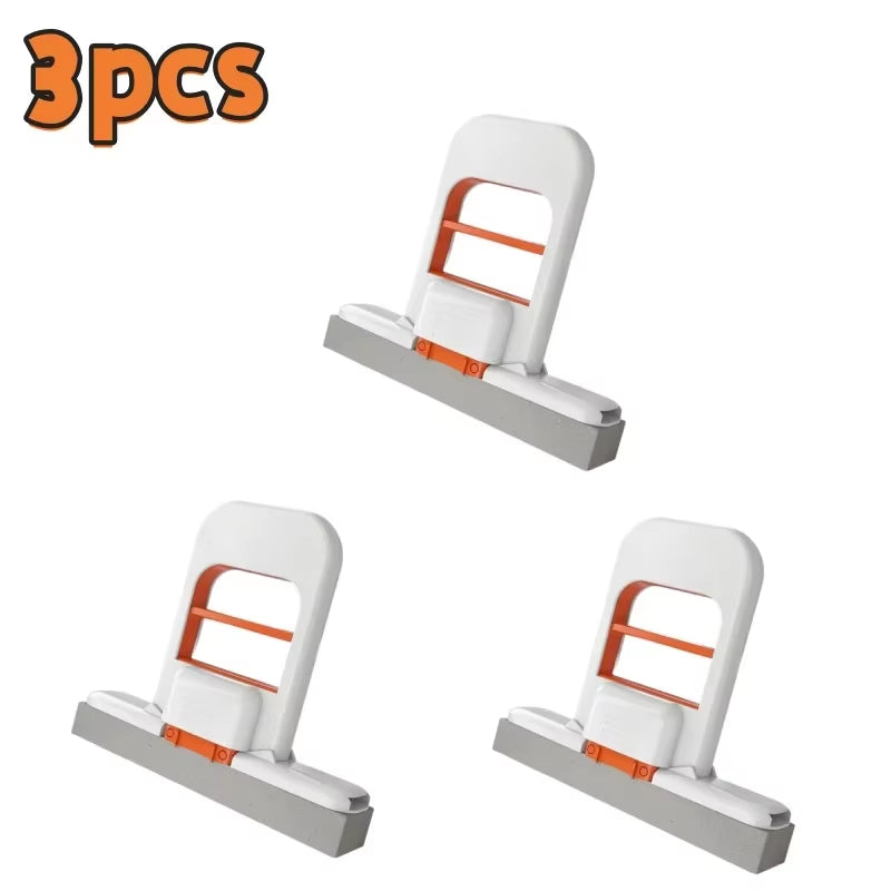 Desktop Window Cleaner Car Cleaning Tool Multifunctional Handheld Mop Mini Foldable Desktop Mop Hands-Free Washing Sponge Mop