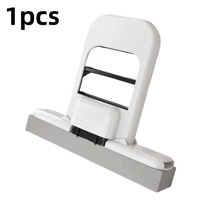 Desktop Window Cleaner Car Cleaning Tool Multifunctional Handheld Mop Mini Foldable Desktop Mop Hands-Free Washing Sponge Mop