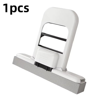 Desktop Window Cleaner Car Cleaning Tool Multifunctional Handheld Mop Mini Foldable Desktop Mop Hands-Free Washing Sponge Mop