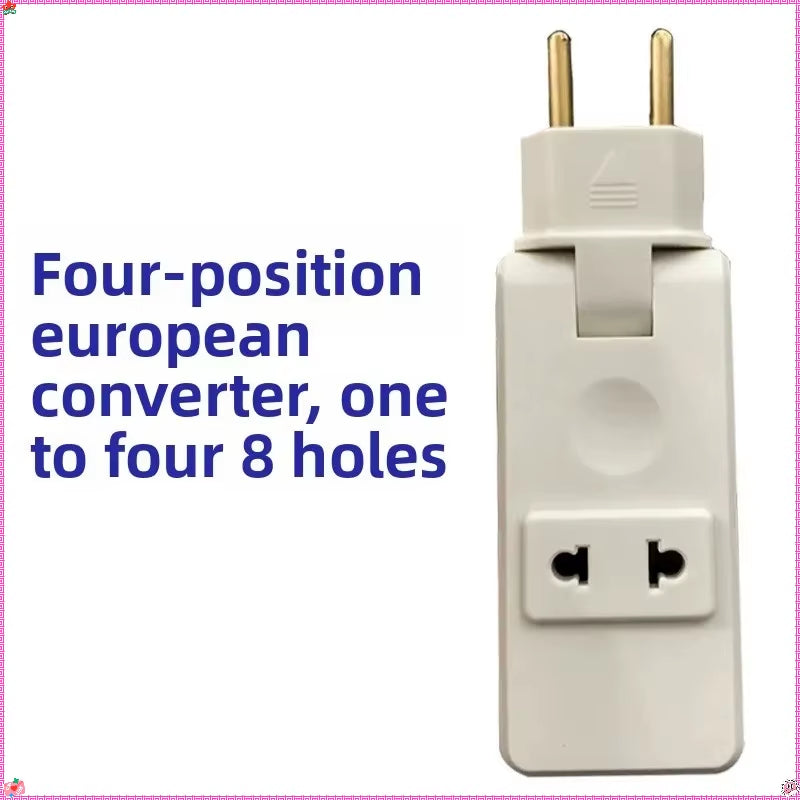 Electrical Outlet Extender Flat Plug Power Strip Features Rotates Power Outlets Extender Use behind Sofas Nightstands Desk