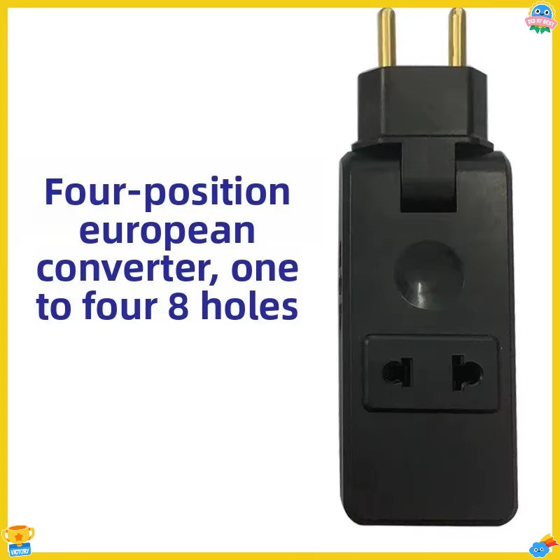 Electrical Outlet Extender Flat Plug Power Strip Features Rotates Power Outlets Extender Use behind Sofas Nightstands Desk