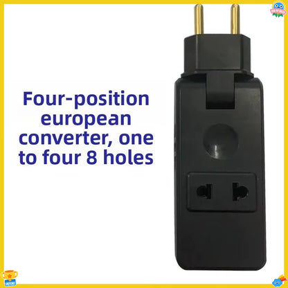 Electrical Outlet Extender Flat Plug Power Strip Features Rotates Power Outlets Extender Use behind Sofas Nightstands Desk