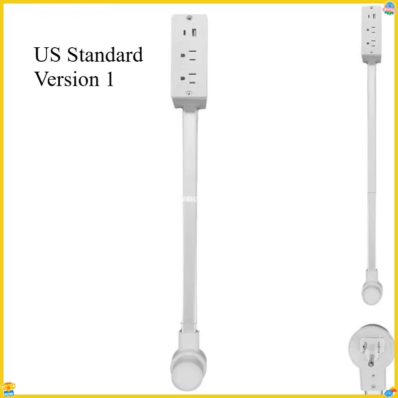 Electrical Outlet Extender Flat Plug Power Strip Features Rotates Power Outlets Extender Use behind Sofas Nightstands Desk