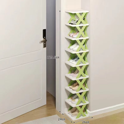 New Multi-Layer Plastic Foldable Shoe Rack and Detachable Shoe Rack Dormitory Small Shoe Rack